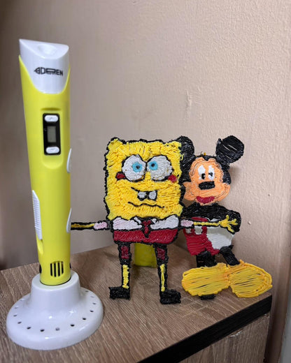 3D Pen Super Kit _ مجموعة القلم ثلاثي الأبعاد الاحترافية