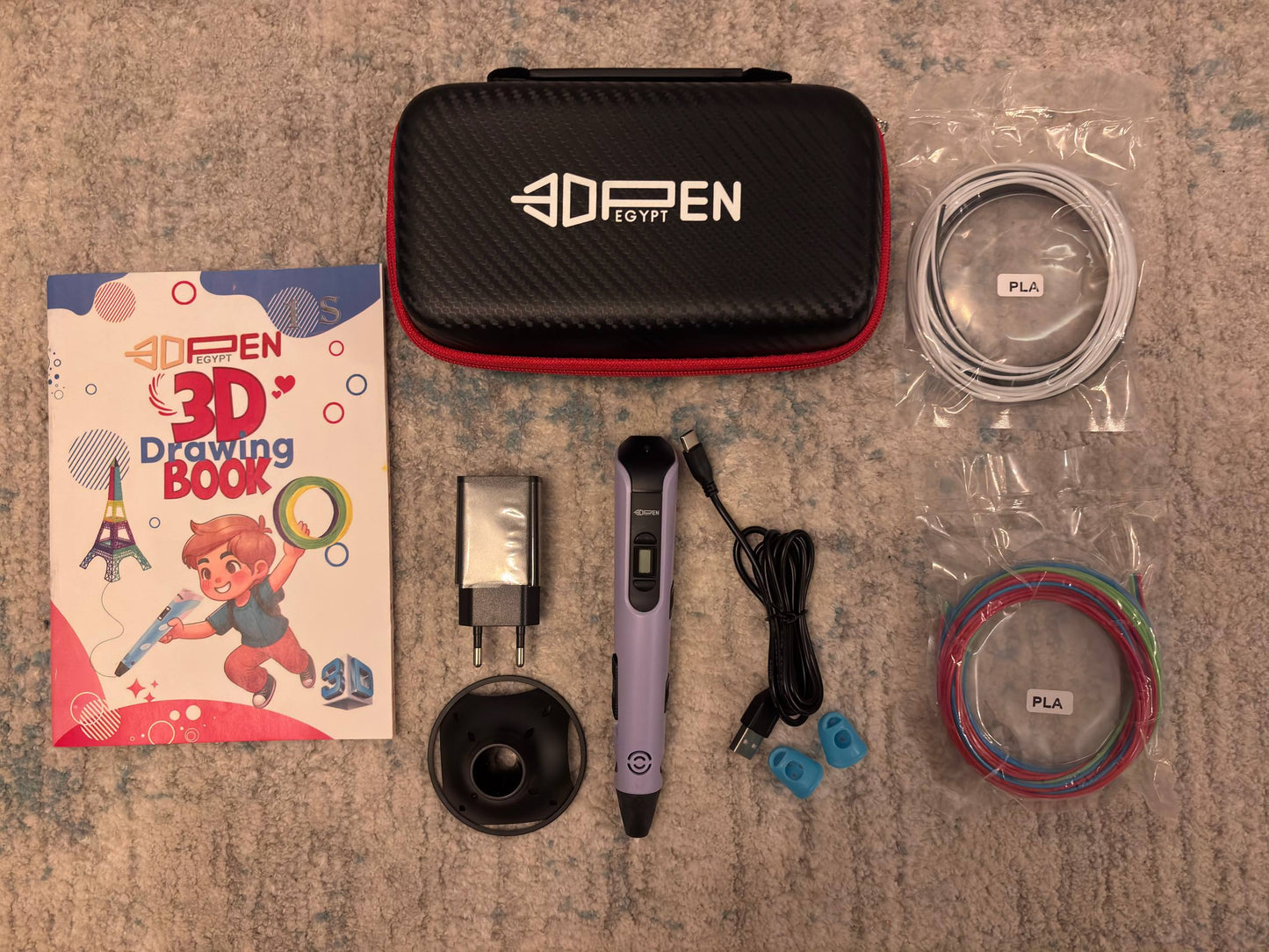 3D Pen Starter Kit  _   مجموعة القلم ثلاثي الأبعاد الأساسية