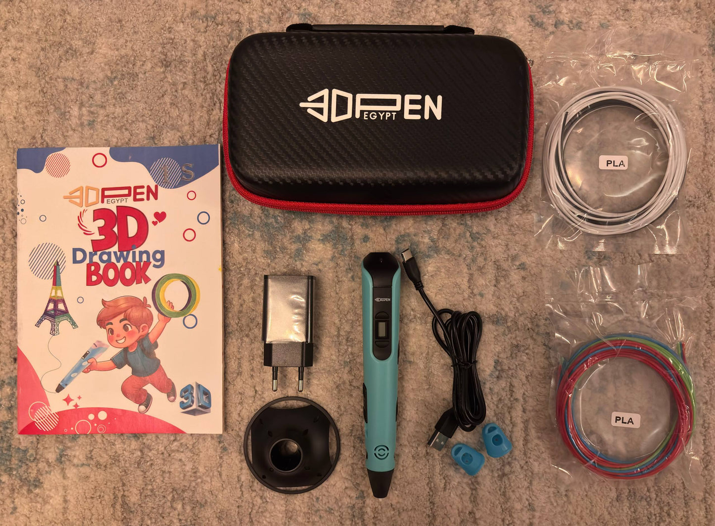 3D Pen Starter Kit  _   مجموعة القلم ثلاثي الأبعاد الأساسية