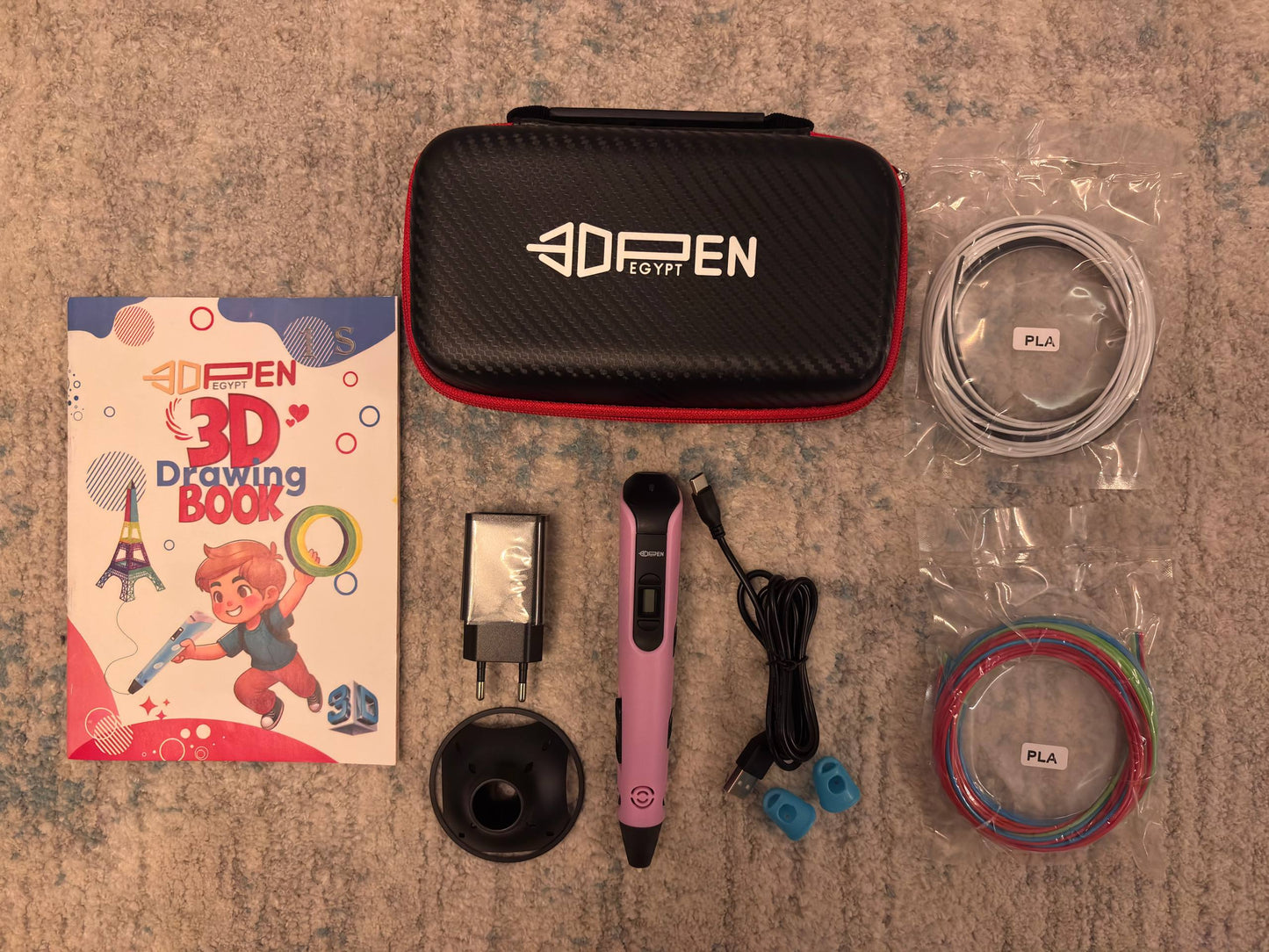 3D Pen Starter Kit  _   مجموعة القلم ثلاثي الأبعاد الأساسية